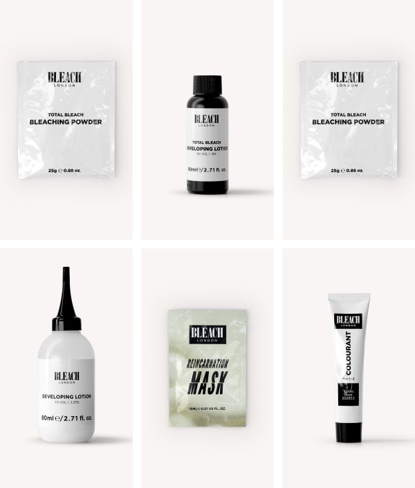 ■BLEACH LONDON■ホワイト トナー キット■黄ばみ軽減　ヘアカラー Bleach London LONDON トナー BLEACH ホワイト | Kit 黄ばみ軽減